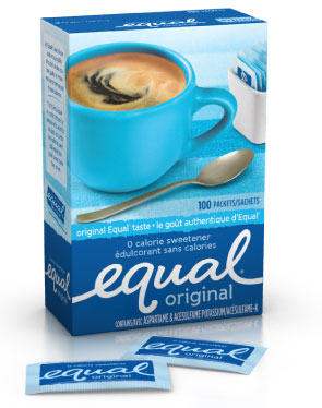equal packet and box